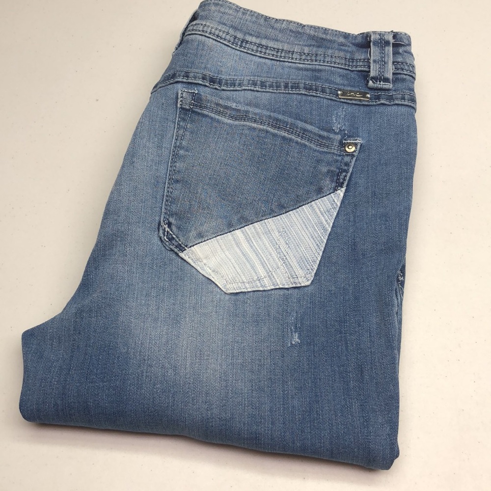 INC INTERNATIONAL CONCEPTS SKINNY LEG ANKLE CROP JEANS 6/28x24 ⭐️